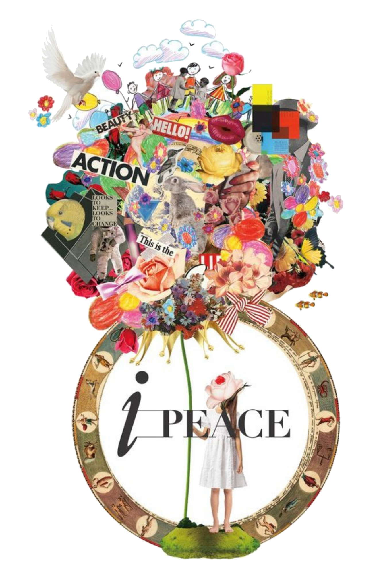 i.PEACE — 人道支援プロジェクトのキービジュアル